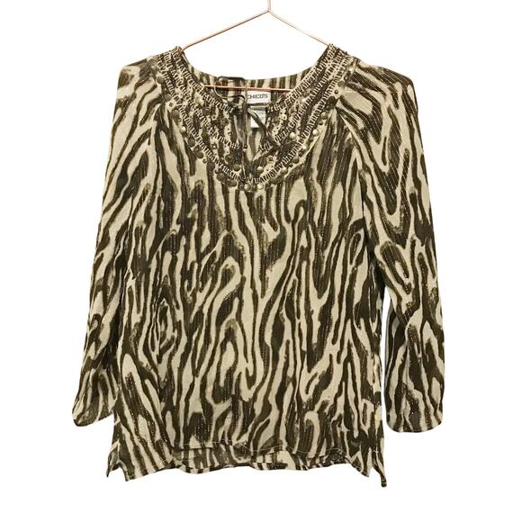 Chico's Tops - Chico’s silk blend blouse 0 small